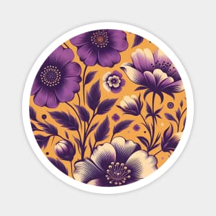 Purple Flowers Magnet